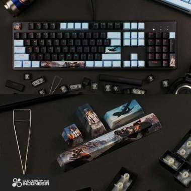 Keycaps CLV PUBG Spacebar Set - PBT 4 Keycap Set Custom