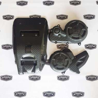 Cover Engine Set Yamaha WR155 20-Up Black