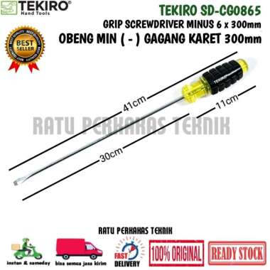 OBENG MINUS TEKIRO 6 x 300MM SD-CG0865 / OBENG MIN TEKIRO 300 MM ORIGINAL MURAH