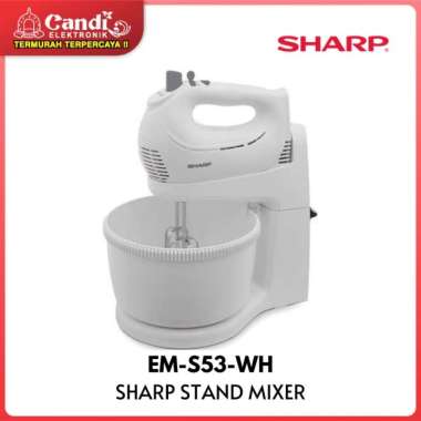 SHARP Stand Mixer EM-S53-WH