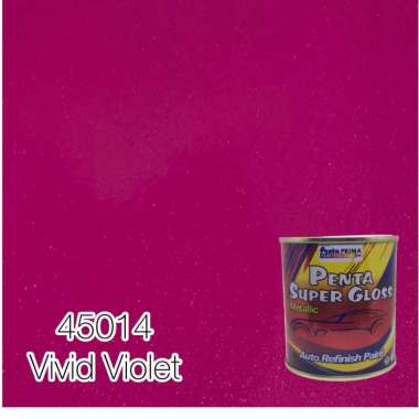 Cat Penta NC Super Gloss Metalik 200 gram - NC Metallic Paint Vivid Violet 45014
