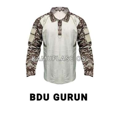 Baju BDU gurun. Baji Shirt Combat army Loreng Gurun M