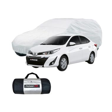 FUSION R Sarung Mobil Toyota Vios Putih WATERPROOF Tasla Korean Import [ Cover Mobil Toyota Vios ] -
