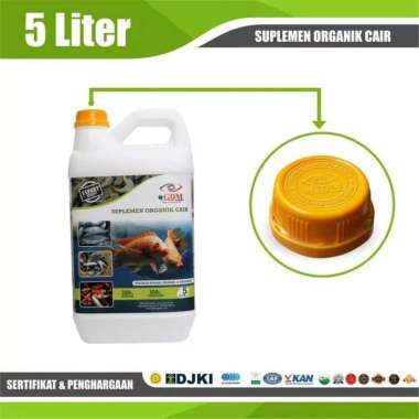 Suplemen Organik GDM Untuk Perikanan 5 LIter
