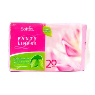 Promo Harga Softex Pantyliner Daun Sirih Regular 20 pcs - Blibli