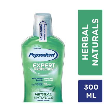 Surabaya - Pepsodent Mouthwash Anti Bakteri Herbal Natural [300 mL] -