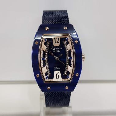 Alexandre Christie AC2778LH Passion Stainless Steel Jam Tangan Wanita Blue