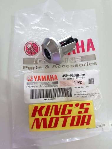 End Grip / Jalu Bandul Stang Byson Asli Yamaha - Silver