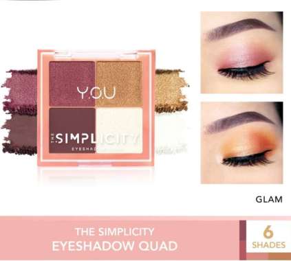 YOU The Simplicity Eyeshadow Quad Fresh - Eyeshadow Silky - Eyeshadow Palette Nude - Eyeshadow Blend