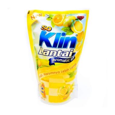 Promo Harga So Klin Pembersih Lantai Kuning Citrus Lemon 780 ml - Blibli