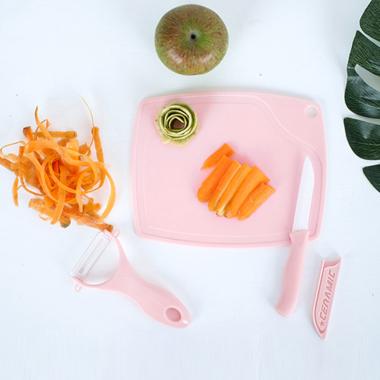 CERAMICSPEED Set Peralatan Dapur [3 pcs] 002 Pink