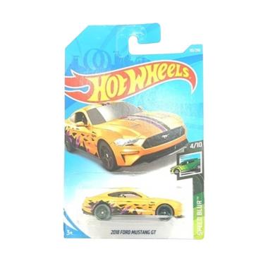 Hotwheels 2018 Ford Mustang Gt Orange 19 Diecast