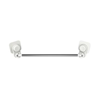 Waterplus+ TBC-033 Corner Towel Bar with Hook WHITE