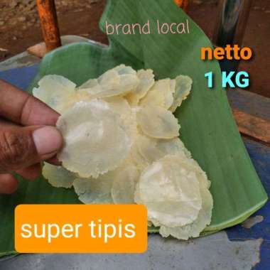 Emping Melinjo Mentah Super Tipis SP/Kemasan 1Kg/Kualitas Eksport emping Melinjo Mentah Super Tipis