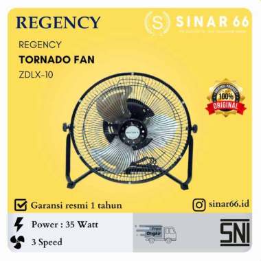 REGENCY TORNADO FAN 10" KIPAS ANGIN DUDUK BESAR