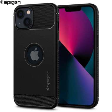 Spigen Rugged Armor Case iPhone 13 - Casing Cover Black