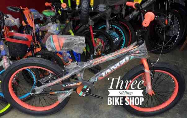 SEPEDA BMX TANGO 6027 BAN JUMBO 3.0 20 INCH WARNA ORANGE