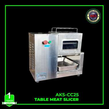 Mesin pengiris daging meat grinder table meat slicer AKS-CC25
