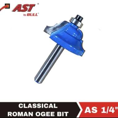 Mata Profil Classical Roman Ogee Bit 8 mm Ast router kayu