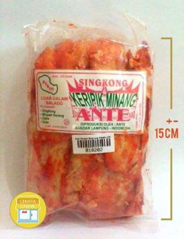 Keripik Minang ANTE Singkong Balado Kemasan 200g