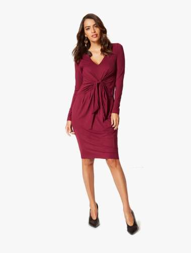 Jual Front Knot Dress Original 