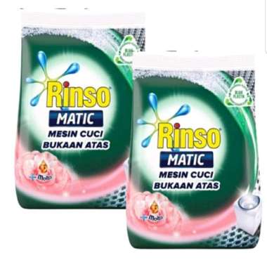 Promo Harga RINSO Detergent Matic Powder Top Load 1800 gr - Blibli