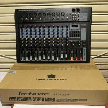 BETAVO MIXER JT 122 II PROFESIONAL MIXER AUDIO 12 CHANEL