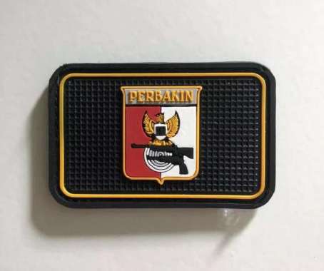 Rubber Patch Topi Perbakin|Rubber Patch perbakin|Patch Perbakin|Topi