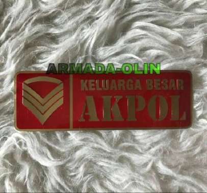 Stiker pvc panjang akpol / stiker akpol