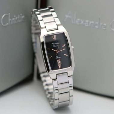 Jam Tangan Wanita Alexandre Christie AC2455 / AC 2455 Silver Black
