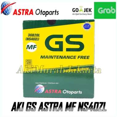 Aki Mobil Mitsubishi Xpander Gs Astra Ns40Zl Aki Kering 12V / 35 Ah Kode 036