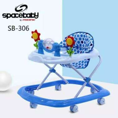 [TERMURAH BAMS✨] Baby Walker Apolo Space Baby SB 306 Bantu Belajar Berjalan Baby Biru