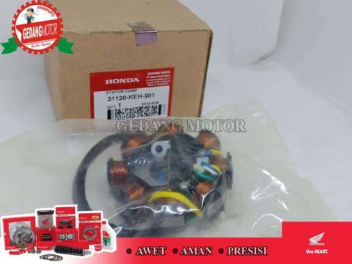SPUL SPULL STATOR ASSY GL MAX MEGARO ORIGINAL AHM 31120-KEH-901