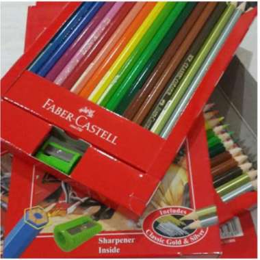Pensil Warna Faber Castell 48 Warna Panjang