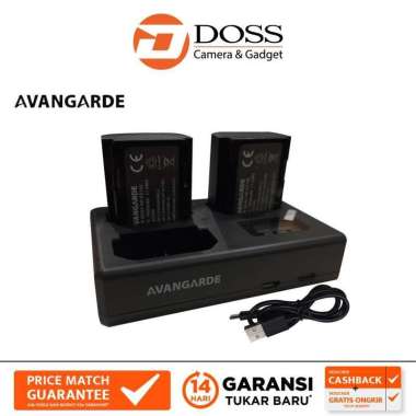 Avangarde Battery for NP-FZ100 + Triple Charger / NP FZ100 for Sony BLACK