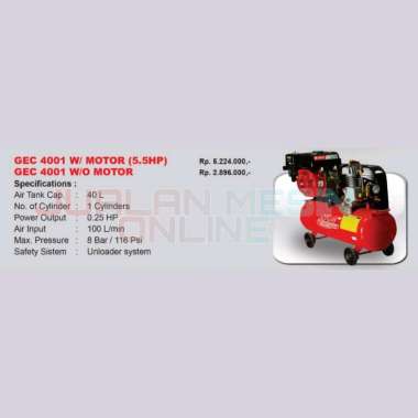 Kompresor Angin 1/4 HP NLG GEC 4001
