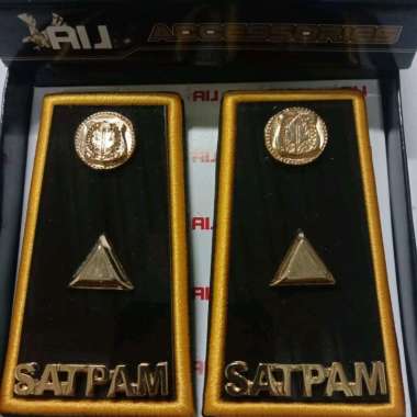 Tph security terbaru supervisor akrilik mika | Pangkat satpam gada madya 1 kuning mika| supervisor