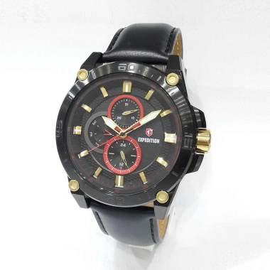Expedition Jam Tangan Pria [6783MFL] Black Gold