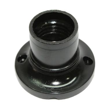 Broco 210L Bulat Fitting Plafon - Hitam
