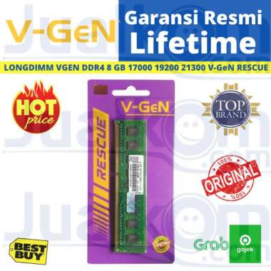 Longdimm VGEN DDR4 8GB 17000 19200 21300 V-GeN RESCUE PC21300/2666MHz