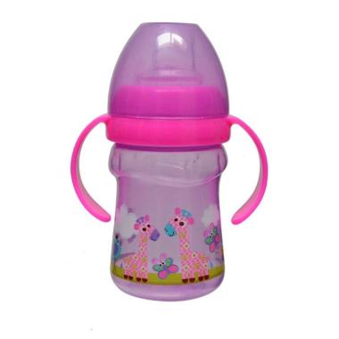 Baby Safe Training Cup Soft Spout 125 ml AP005 Botol Minum Bayi dan Anak / Botol Susu Bayi purple