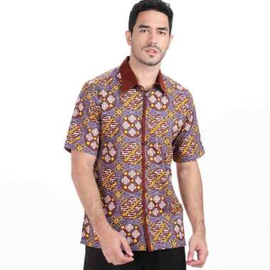 Batik Arjunaweda Hem Batik Jlamprang Isi Abu-abu 53268020 L