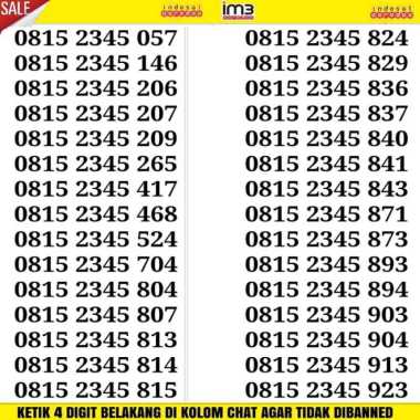 Nomor cantik indosat seri quarted