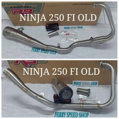 KNALPOT R9 GP SERIES NINJA 250 FI KNALPOT R9 GP NINJA 250 FI OLD Multicolor