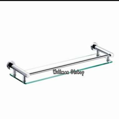 RAK KACA SABUN SHAMPO RAK KACA KAMAR MANDI