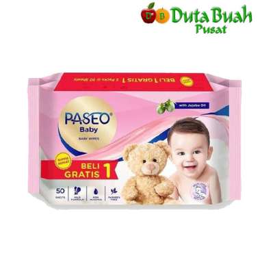 DUTA BUAH Paseo Baby Wipes Gazette Jojoba (50s)