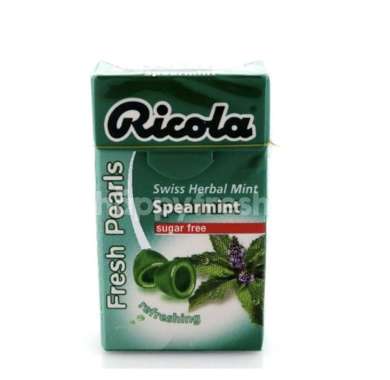 Ricola Sugar Free Fresh Pearls Spearmint 25g