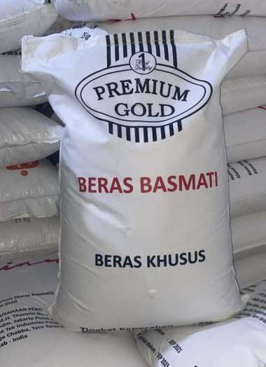 Beras Basmati Premium Gold kemasan 25kg