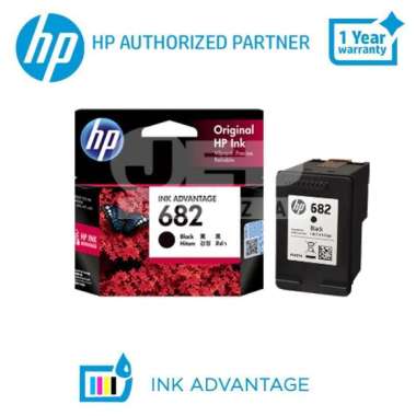 Tinta HP 682 Black hitam