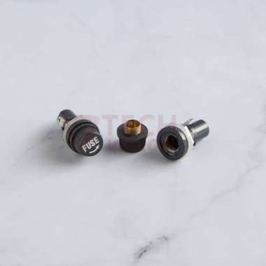 Fuse Cap Holder (Rumah Sekring) Hitam Kecil 5x20